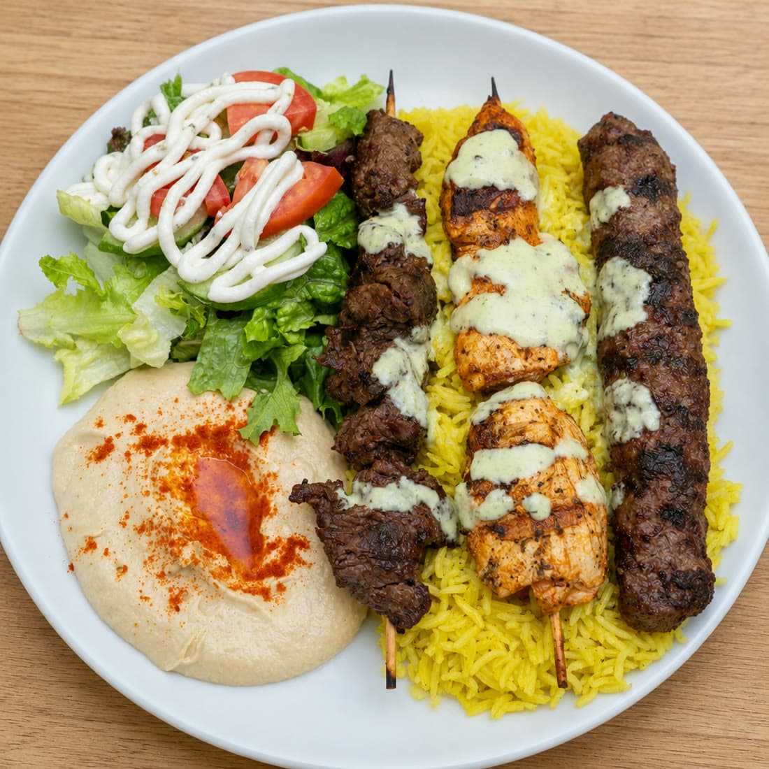 A loaded gyro platter